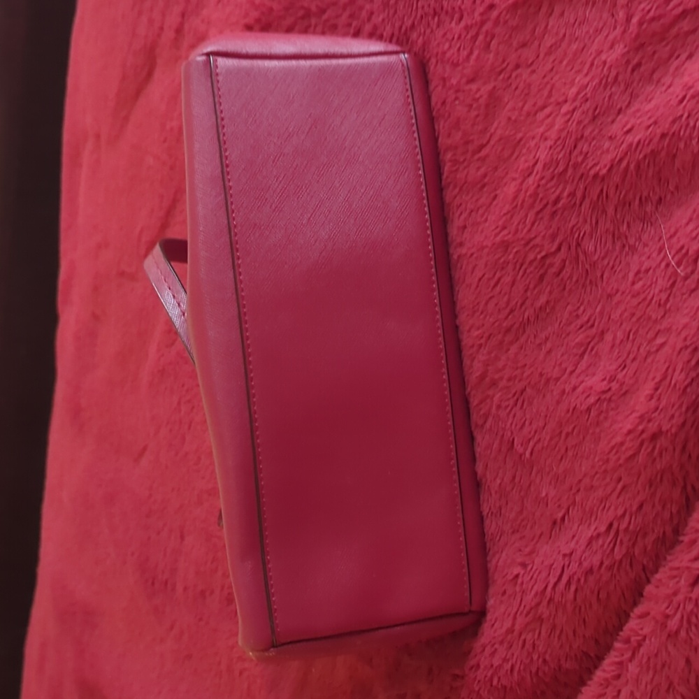 Coach Red Leather Satchel - Picture 2 of 3